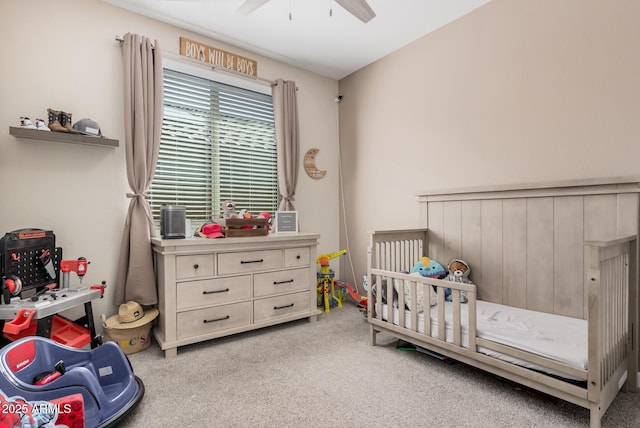 16573 W Alameda Rd, Surprise, AZ 85387 - bedroom featuring carpet floors, a nursery area, and ceiling fan