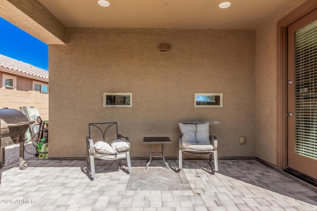 16573 W Alameda Rd, Surprise, AZ 85387 - view of patio with grilling area and fence