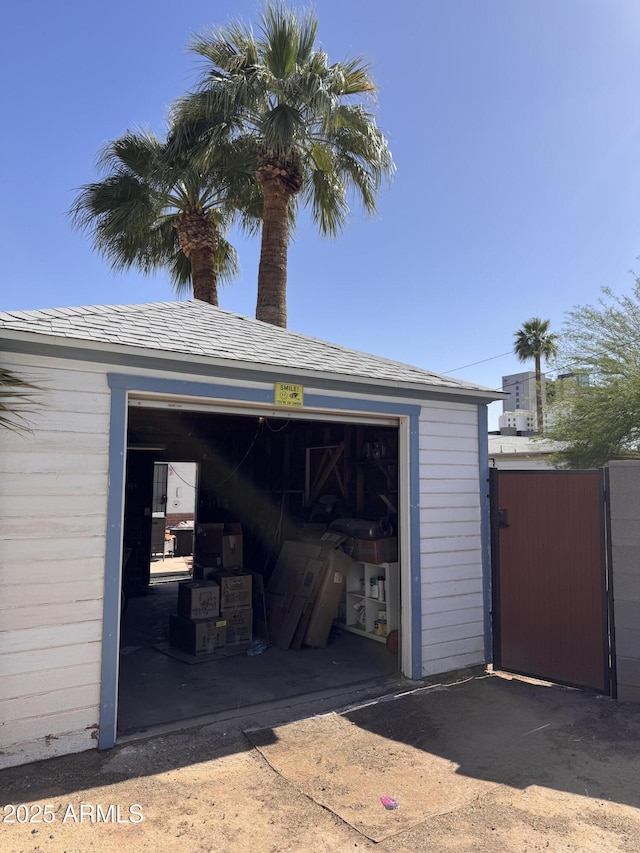 1222 E Almeria Rd, Phoenix, AZ 85006 - view of detached garage