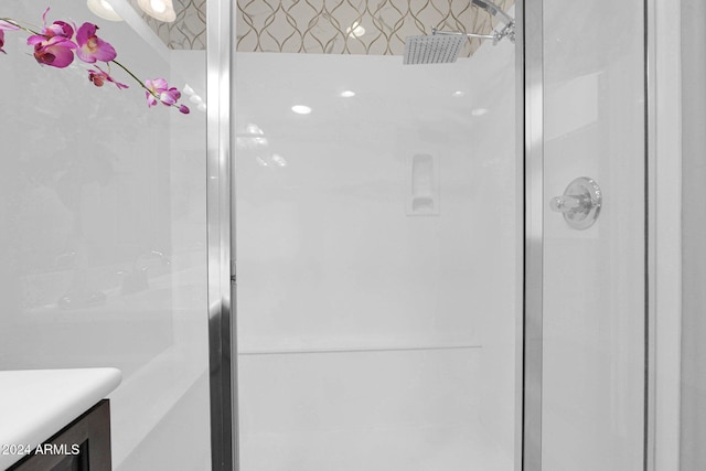 731 E Verde Blvd, Queen Creek, AZ 85140 - full bath featuring a shower stall and vanity