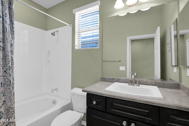 731 E Verde Blvd, Queen Creek, AZ 85140 - full bath with toilet, shower / bath combo, and vanity