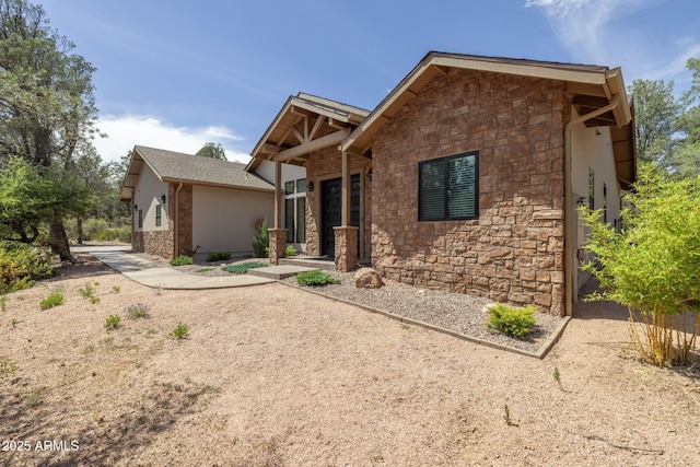 1002 W Rock Springs Cir, Payson, AZ 85541 - view of front of property with stone siding