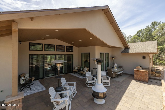 1002 W Rock Springs Cir, Payson, AZ 85541 - view of patio / terrace with area for grilling