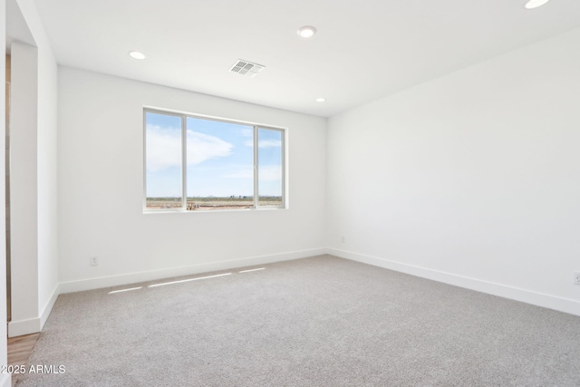 10241 E Ursula Ave, Mesa, AZ 85212 - spare room with recessed lighting, baseboards, and light colored carpet