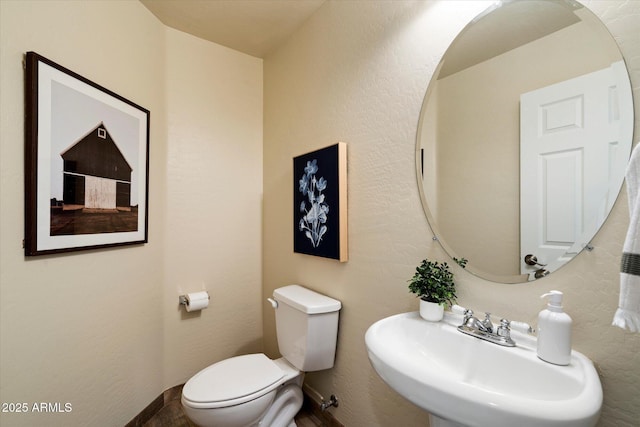 3658 E Pony Track Ln, San Tan Valley, AZ 85140 - half bath with a sink, toilet, and baseboards