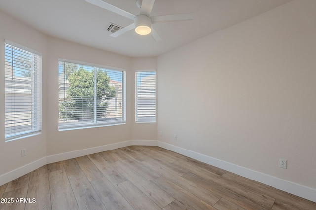2647 N Miller Rd Unit 6, Scottsdale, AZ 85257 - empty room featuring light wood-style flooring and a ceiling fan