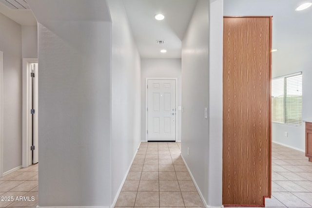 5590 W Victory Way, Florence, AZ 85132 - hall featuring light tile patterned floors, recessed lighting, and baseboards