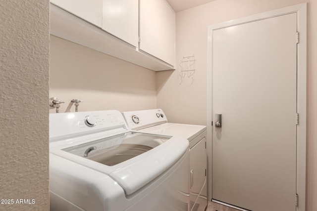 4245 E Yawepe St, Phoenix, AZ 85044 - clothes washing area with washing machine and dryer and cabinet space