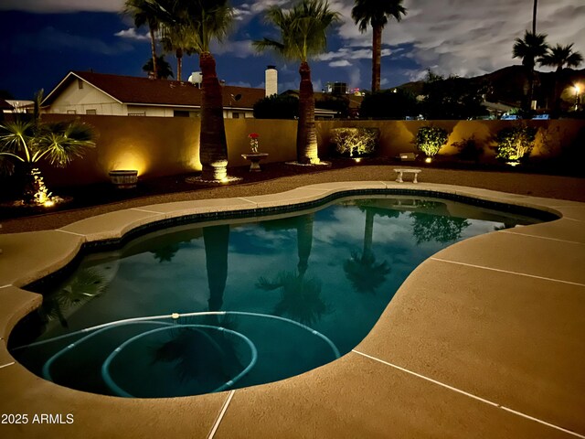 4245 E Yawepe St, Phoenix, AZ 85044 - view of pool with a fenced backyard and a fenced in pool