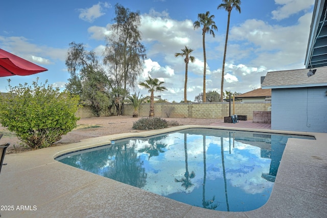 view of pool