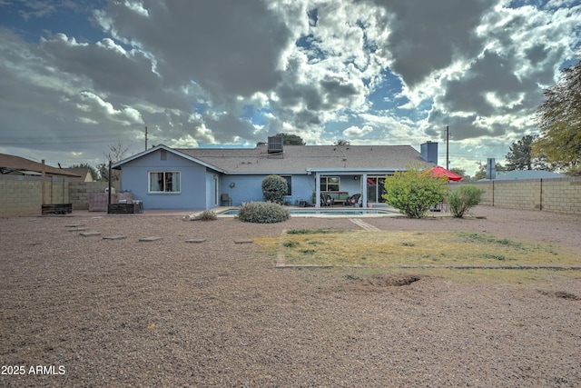 rear view of house featuring a patio area