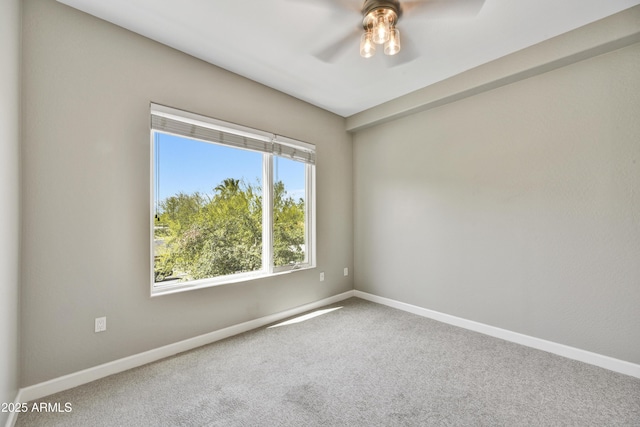 16 W Encanto Blvd Unit 22, Phoenix, AZ 85003 - carpeted empty room featuring ceiling fan and baseboards