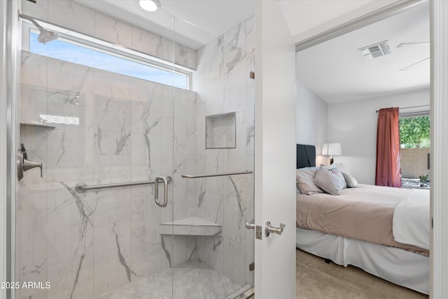 5024 S Citrus Ct, Gilbert, AZ 85298 - ensuite bathroom featuring a marble finish shower