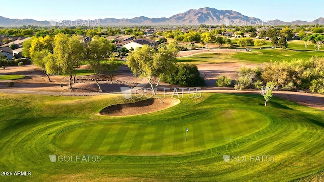 5024 S Citrus Ct, Gilbert, AZ 85298 - surrounding community featuring a residential view, view of golf course, and a mountain view