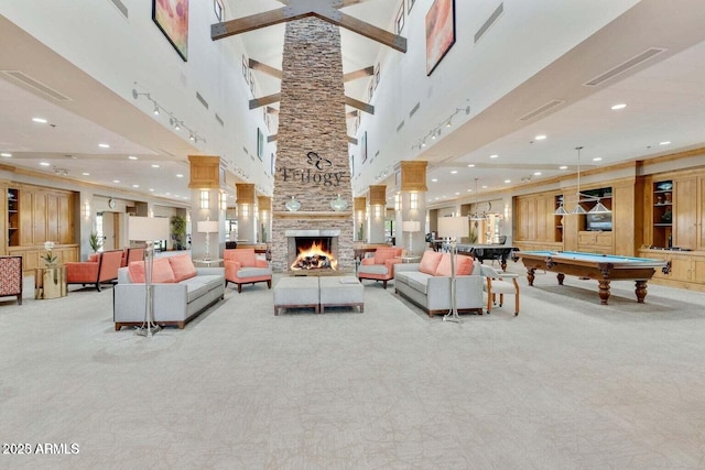 5024 S Citrus Ct, Gilbert, AZ 85298 - community lobby with a towering ceiling and recessed lighting