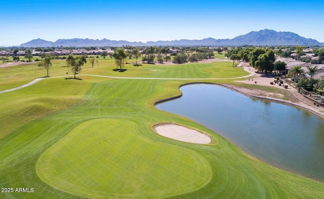 5024 S Citrus Ct, Gilbert, AZ 85298 - surrounding community with a water and mountain view, a residential view, and view of golf course