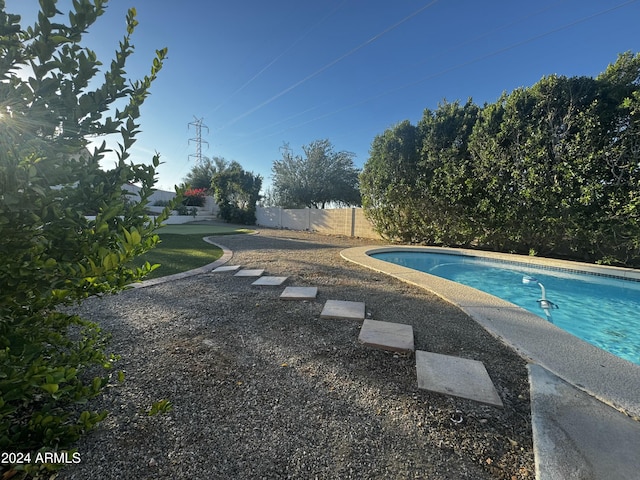 view of pool