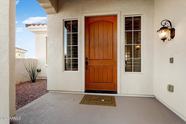 view of property entrance