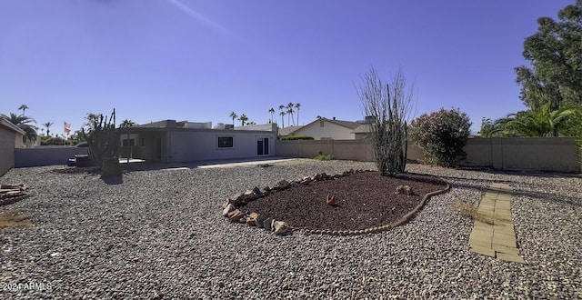 rear view of property with a patio