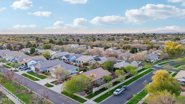 drone / aerial view featuring a residential view