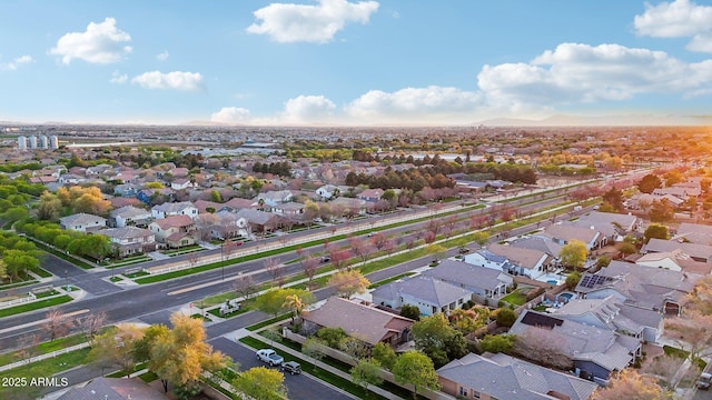 birds eye view of property featuring a residential view