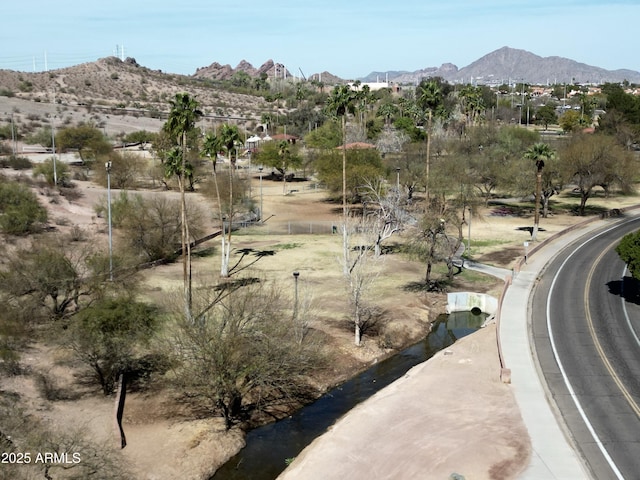 view of mountain feature