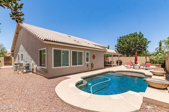 4137 E Stanford Ave, Gilbert, AZ 85234 - view of pool featuring a patio area and a fenced backyard
