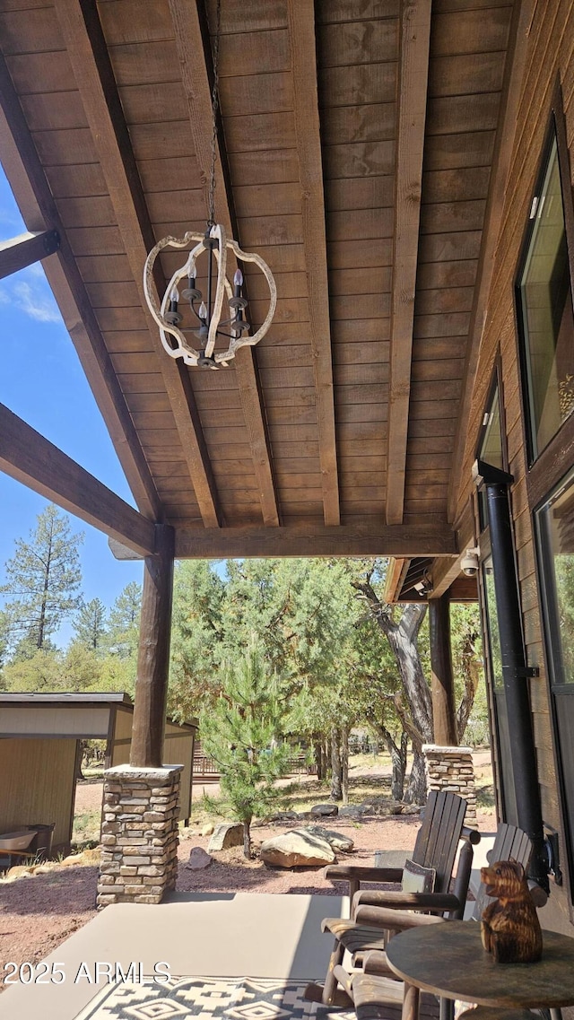 4990 N Pine Creek Canyon Dr, Pine, AZ 85544 - view of patio