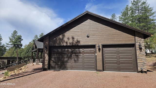 4990 N Pine Creek Canyon Dr, Pine, AZ 85544 - view of garage