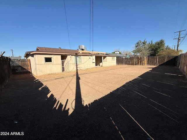 rear view of house featuring a patio area