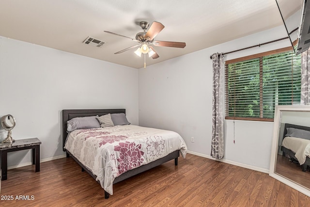 8939 W Villa Rita Dr, Peoria, AZ 85382 - bedroom featuring wood finished floors and a ceiling fan
