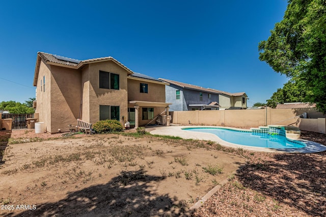 8939 W Villa Rita Dr, Peoria, AZ 85382 - view of pool with a fenced backyard and a patio