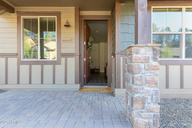 2465 W Clement Cir, Flagstaff, AZ 86001 - view of exterior entry with a porch