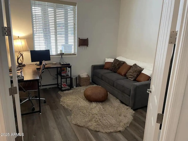 2465 W Clement Cir, Flagstaff, AZ 86001 - office area featuring wood finished floors
