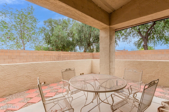 view of patio