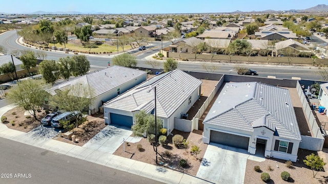 bird's eye view featuring a residential view