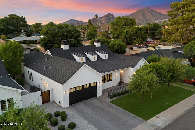 3808 E Fairmount Ave, Phoenix, AZ 85018 - view from above of property with mountains