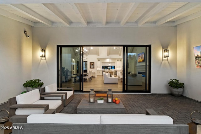 3808 E Fairmount Ave, Phoenix, AZ 85018 - view of patio featuring outdoor lounge area