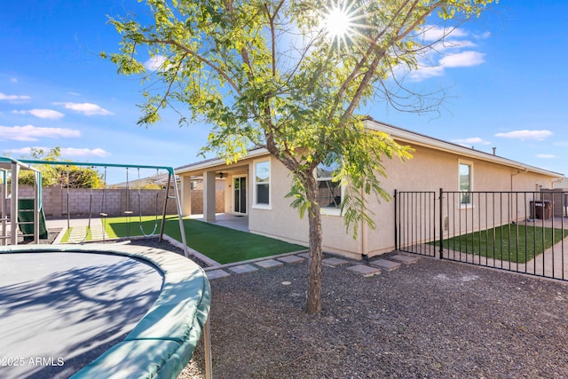 exterior space featuring a yard