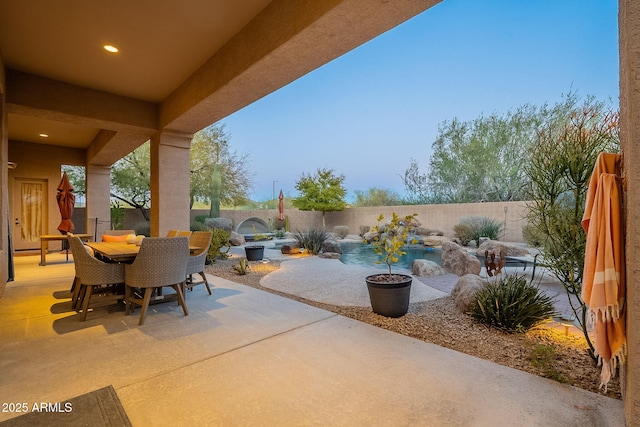 view of patio