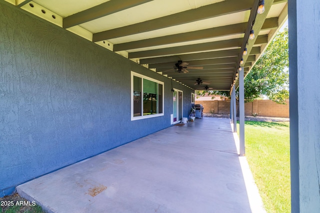5751 W Muriel Dr, Glendale, AZ 85308 - view of patio featuring ceiling fan