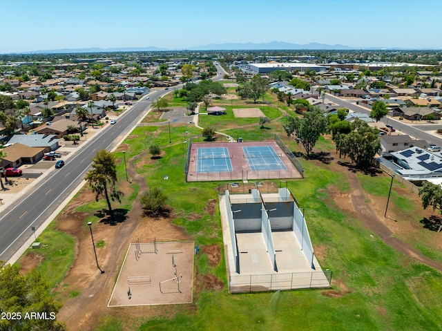 5751 W Muriel Dr, Glendale, AZ 85308 - aerial overview of property's location featuring mountains and nearby suburban area
