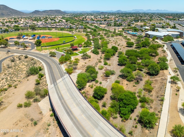 5751 W Muriel Dr, Glendale, AZ 85308 - aerial view of residential area with a mountainous background