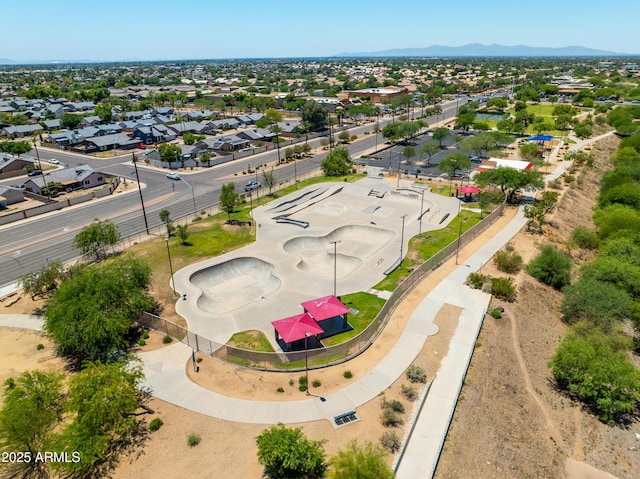 5751 W Muriel Dr, Glendale, AZ 85308 - aerial view of residential area featuring a mountainous background