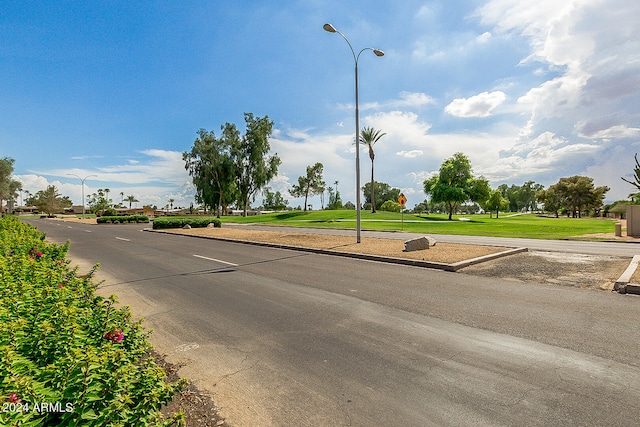 view of road