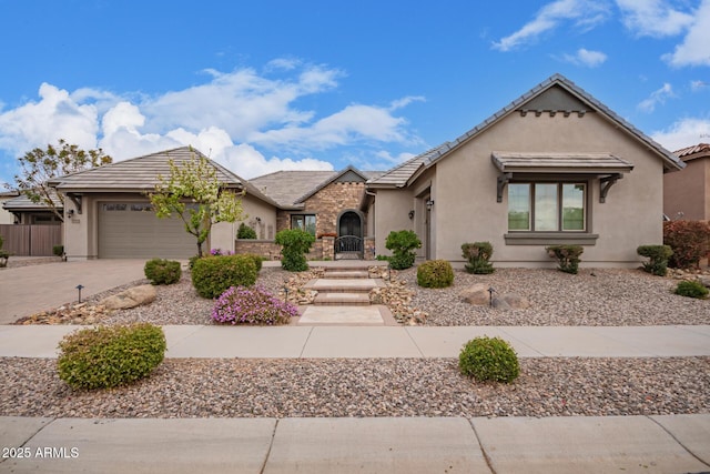 ranch-style house with a garage