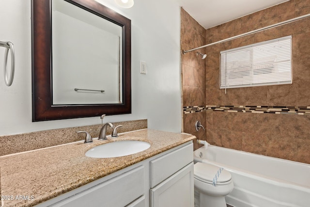 2022 E Mulberry Dr, Phoenix, AZ 85016 - full bath featuring vanity, bathtub / shower combination, and toilet