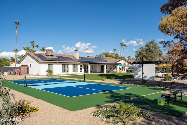 8001 E Voltaire Ave, Scottsdale, AZ 85260 - view of tennis court