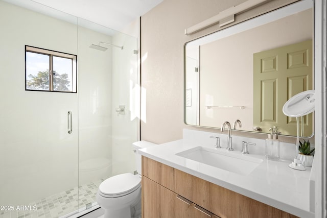 8001 E Voltaire Ave, Scottsdale, AZ 85260 - bathroom featuring a stall shower and vanity