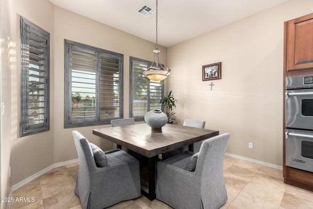 view of dining room